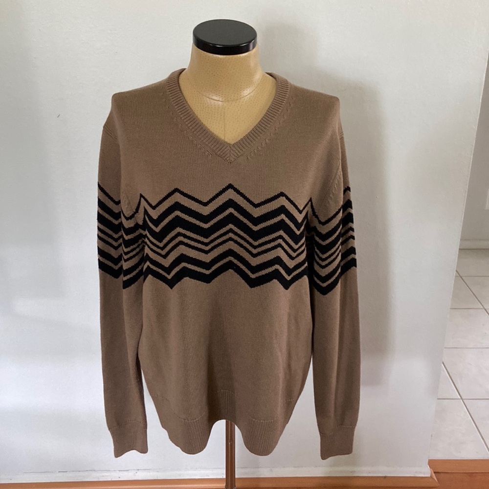 Mr. Turk 100% Merino Wool V-neck Sweater